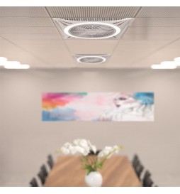 Ventilador LED para techo Armstrong - 44W - CCT - IP20