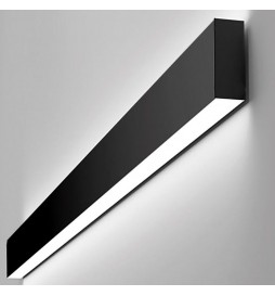 LED Wandleuchte - Lineare - WASHINGTON SCHWARZ - 0,5m - 1m - 1,5m - 2m - IP54