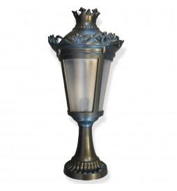 QUEEN auf Wand Straßenlaterne für E27 LED Lampe - Aluminium