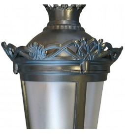 QUEEN Straßenlaterne für E27 LED-Lampe mit Arm - Aluminium