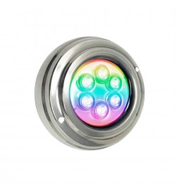 LED-Strahler Unterwasser RGB -18W - DC12V - IP68 - Rostfreier Stahl