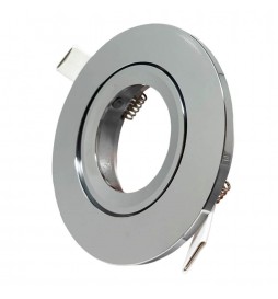 PACK 2 - Fester Ring für kreisförmigdichroitischen GU10-MR16 - CHROME