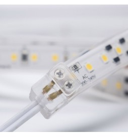 KIT Silikonkleber für 220-V-LED-Streifen + Stecker + Abdeckung + Endkappe - IP65