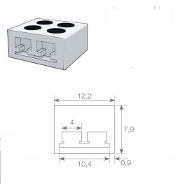 KIT Silikonkleber für 220-V-LED-Streifen + Stecker + Abdeckung + Endkappe - IP65
