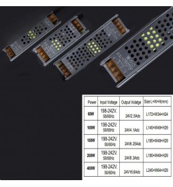 Netzteil 200W 24V 8.33A - Aluminium IP20