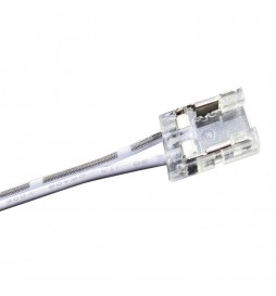 Transparenter Stecker für LED-Streifen - COB + SMD  - 10 mm - IP20