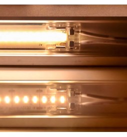 Transparenter Stecker für LED-Streifen - COB + SMD  - 10 mm - IP20