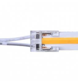 Transparenter Stecker für LED-Streifen - COB + SMD  - 10 mm - IP20