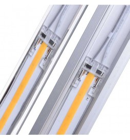 Transparenter Stecker für LED-Streifen - COB + SMD  - 10 mm - IP20