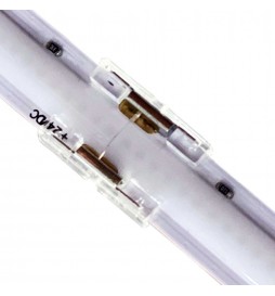 Transparenter Verbindungsstecker für LED-Streifen - COB + SMD - 10 mm - IP20