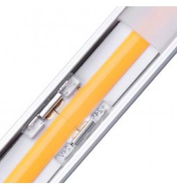 Transparenter Verbindungsstecker für LED-Streifen - COB + SMD - 10 mm - IP20