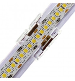 Transparenter Verbindungsstecker für LED-Streifen - COB + SMD - 10 mm - IP20