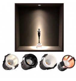 LED Strahler Downlight  LED 6W Bridgelux Chip  -  40° - UGR11