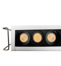 LED Einbaustrahler 8W mit OSRAM Chip 3030 24º UGR17 150lm/W