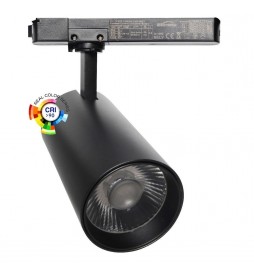 LED Strahler 40W -34W - FARUM - Weiß - 1-Phasen Schienensystem - Professionelle Farbe CRI+92 - UGR13