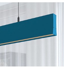 Linearlampe Pendelleuchte LED - LOLA Azurblau - 0,5 m - 1m - 1,5m - 2m