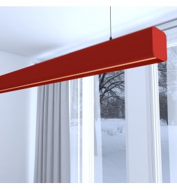 Linearlampe Pendelleuchte LED - ANTONIUS Pastellgelb - 0,5 m - 1m - 1,5m - 2m