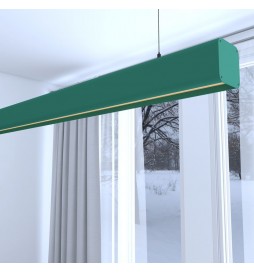 Linearlampe Pendelleuchte LED - ANTONIUS Patinagrün - 0,5 m - 1m - 1,5m - 2m