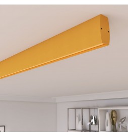 Lineare LED - Deckenaufbauleuchte - RICHARD pastellgelb- 0,5 m - 1m - 1,5m - 2m