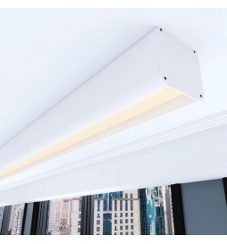 Lineare LED - Deckenaufbauleuchte - ANTONIUS Weiß - 0,5 m - 1m - 1,5m - 2m
