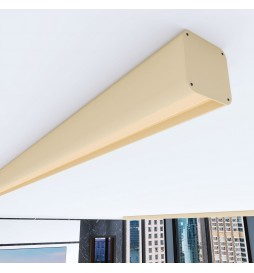 Lineare LED - Deckenaufbauleuchte - ANTONIUS Elfenbein - 0,5 m - 1m - 1,5m - 2m