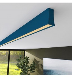 Lineare LED - Deckenaufbauleuchte - LOLA Azurblau - 0,5 m - 1m - 1,5m - 2m