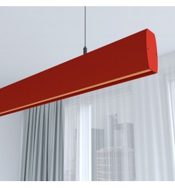 Linearlampe Pendelleuchte LED - RICHARD Tomate rot  - 0,5 m - 1m - 1,5m - 2m