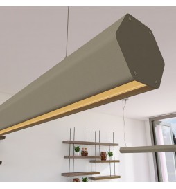 Linearlampe Pendelleuchte LED - PACO Steingrau - 0,5 m - 1m - 1,5m - 2m