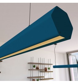 Linearlampe Pendelleuchte LED - PACO Azurblau - 0,5 m - 1m - 1,5m - 2m