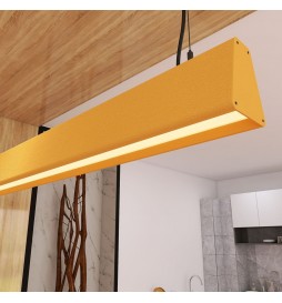 Linearlampe Pendelleuchte LED - CARMEN steingrau- 0,5 m - 1m - 1,5m - 2m