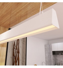 Linearlampe Pendelleuchte LED - CARMEN Weiß - 0,5 m - 1m - 1,5m - 2m