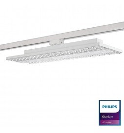 LED Strahler 75W - LINEAR ARENDAL - Weiß -  3-Phasen Schienensystem - 58cm