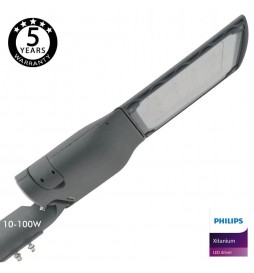 LED Straßenleuchte 100W CAPRI  Philips Driver Programmierbar SMD5050 240Lm/W
