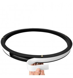 LED-Pendelleuchte - Rund Schwarz - 54W - SPACE VENUS - 90cm