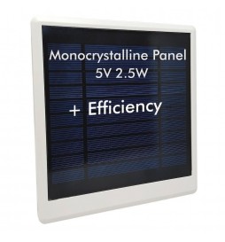 Solarstrahler LED - 1500lm - Schwarz - Mit PIR-Präsenzsensor - 4000K