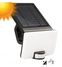 Solarstrahler LED - 1500lm - Schwarz - Mit PIR-Präsenzsensor - 4000K