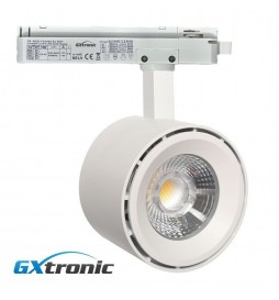 LED Strahler 40W - 34W ODENSE  Weiß GXTronic Treiber  1-Phasen Schienensystem - CRI+92