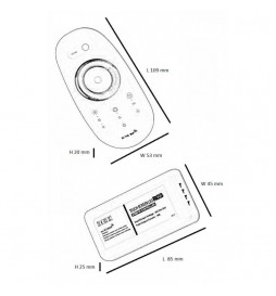 LED Streifen Controller RGB DC 12-24V 6A * CH