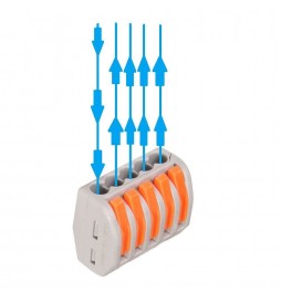 Schnellverbinder – 5 Eingänge – PCT-212 für Elektrokabel