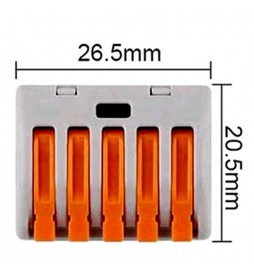 Schnellverbinder – 5 Eingänge – PCT-212 für Elektrokabel