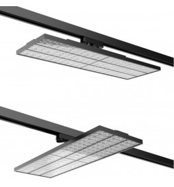 Conector adaptador de carril TRIFASICO Negro