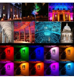 Bombilla LED RGB 10W 270º E27 con Mando a Distancia
