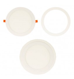 Aro Blanco Supletorio cubre hueco para Downlight