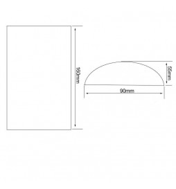 LED 12W Wandleuchte Außen CANNES