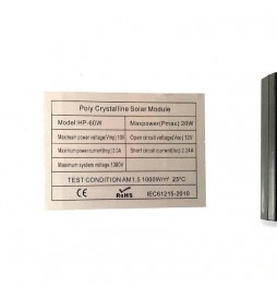 ECO SOLAR 60W LED Straßenleuchte SANAN Programmierbar
